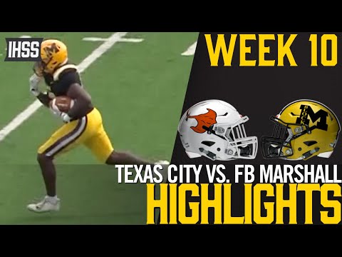 Marshall Triumphs Over Texas City 38-17, Playoff Hopes Live On
