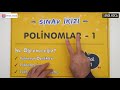 10. Sınıf  Matematik Dersi  Polinomlar POLİNOMLAR 1 | ŞENOL HOCA Merhaba arkadaşlar! Bugün AYT 2020 serisinin bu videosunda Polinomlar 1 konusunu işliyoruz. konu anlatım videosunu izle