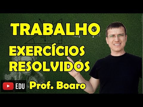 WORK OF A FORCE - EXERCISES - DYNAMICS - CLASS 18 - Prof. Boaro