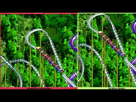 My Roller Coaster Tycoon 2 Coaster Contest Entry: *Silver Snakes*