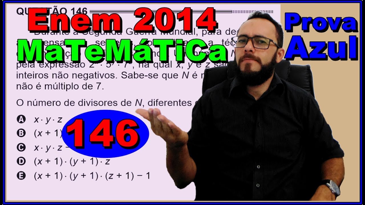 Enem 2014 - Questão 146 - Prova azul de Matemática (Aritmética)