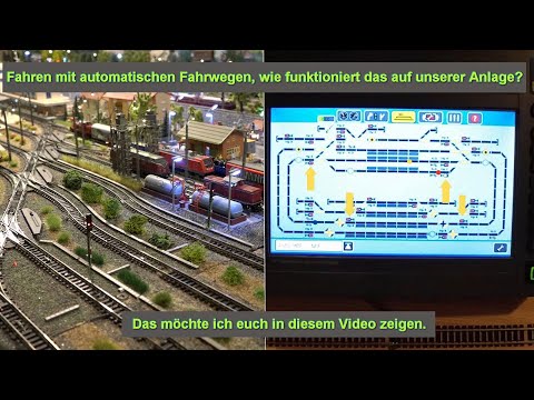 Modelleisenbahn Spur N, Automatischer Fahrbetrieb Hbf. und Nbf.