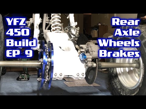 Yamaha YFZ450 Build - Part 9 - Assembly - Bearing Carrier, Axle, Hubs, wheels, Rebuild Brake Caliper