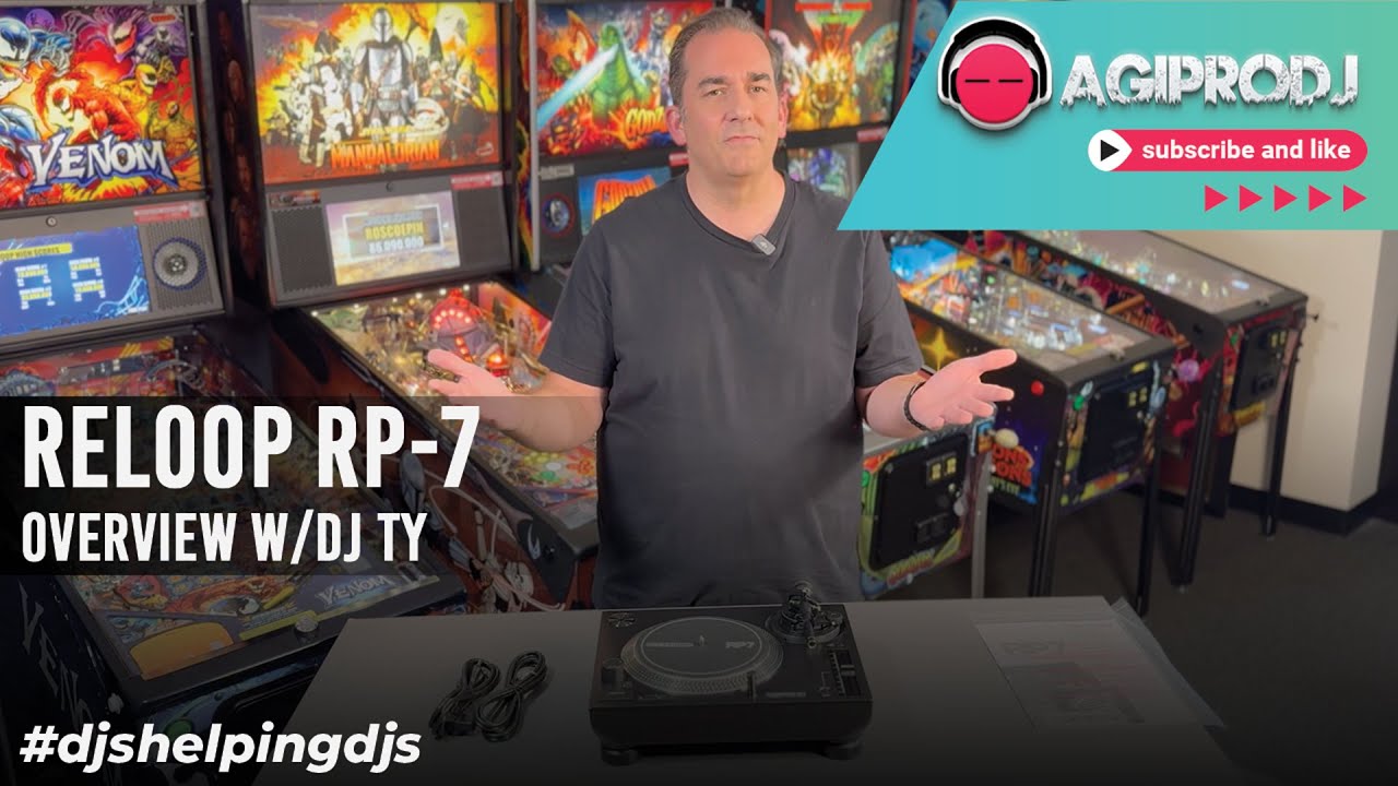 RELOOP RP-7 Professional 7" Direct-Drive DJ Turntable Overview | agiprodj.com