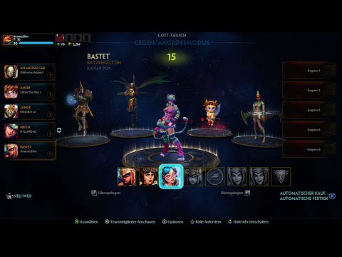 SMITE - Rank 10 - Gameplay - Bastet - Hunting For Enemies