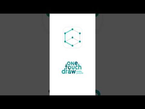 One Touch Draw Brain Puzzle - One Stroke Drawing Video