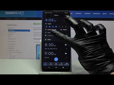 How to Set Up Alarm Clock on MOTOROLA Moto G10 – Alarm Clock Settings
