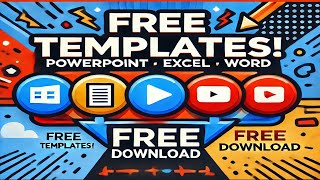 🔥 Download FREE PowerPoint, Excel & Word Templates | Flyers, Brochures & Designs for Free!