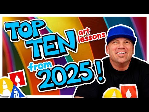 🌟🎨 Your Top 10 Favorite Art Lessons From 2025 🎨🌟