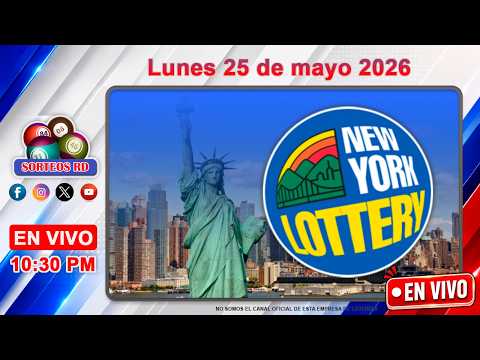 New York Lottery en vivo │ Lunes 25 de mayo 2026 -- 10:30 PM #loteriadominicana