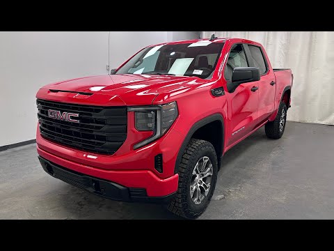 2026 GMC Sierra 1500 Crew Cab Short Box 4-Wheel Drive Pro in Red for sale at Davis GMC Buick Lethbridge in Lethbridge, AB