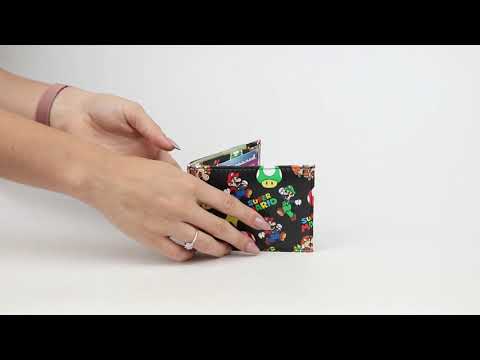 Carteira Mário Slim Personalizada Com Porta Moedas