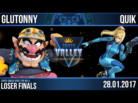 SV - Glutonny (Wario) Vs. quiK (ZSS) - Losers Finals - Smash 4 Singles