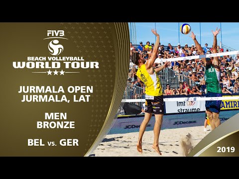 Men's Bronze Medal: BLR vs. GER | 3* Jurmala (LAT) - 2019 FIVB Beach Volleyball World Tour