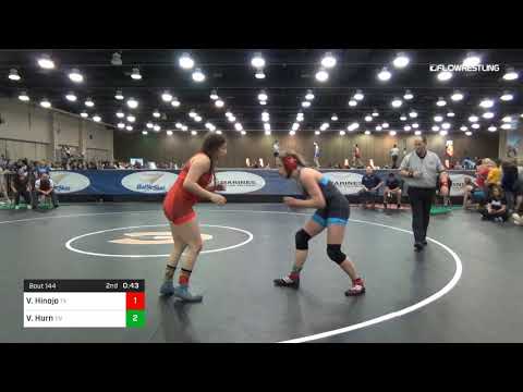144 Lbs 5th Place Victoria Hinojo Team Texas Vs Vivian Hurn Team Tennessee