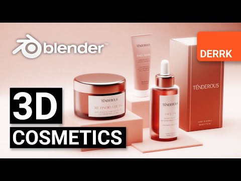 3D Cosmetics Mockup