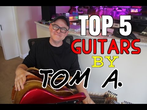 Top 5 Guitars By Tom Anderson  | Tim Pierce | Anderson Guitars | Soundpure.com | Guitar Solo