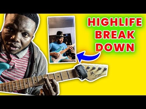 Very Basic Highlife Guitar Tutorial for Beginner| Learn Highlife Guitar lines