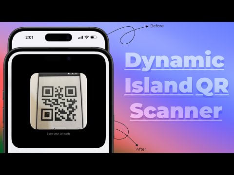 SwiftUI Dynamic Island QR Code Scanner | iOS 26 | Xcode 26 thumbnail