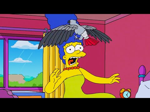 Lisa And Bart Return Their Mother Her Old Parrot - The Simpsons 35x06