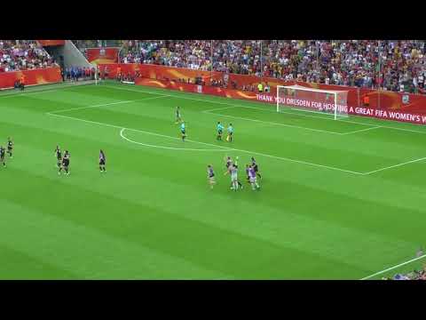2011 Women's World Cup + Brazil vs USA   3 5 final penalty by Alex Krieger USA