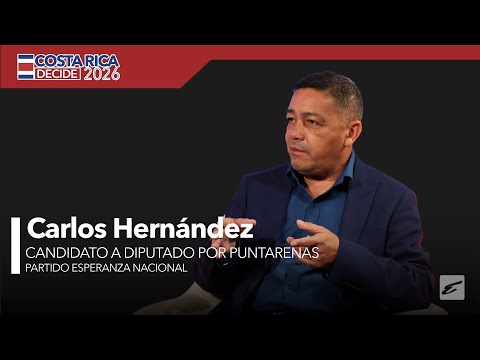 Carlos Hernández, candidato a diputado por Puntarenas | Partido Esperanza Nacional