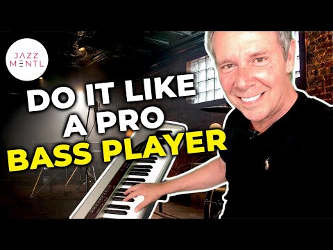 How to Play a Walking Bass Line on Piano | Autumn Leaves Jazz Piano Part 2