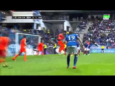 Gol de Mamadou Kone (Real Oviedo) - Real Oviedo vs Llagostera - Temporada 2015-2016