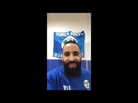 TUNHA, CAMPEÃO EUROPEU, MOSTROU O CARINHO PELA QUADRA MÁGICA