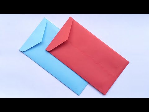 How To Make Official Envelope Full Tutorial || Envelope Making Ideas [With glue and scissor] At Home