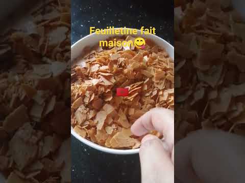 #fait_maison #gateau_marocain #feuilletine #cuisine_facile #cuisine_patisserie #cuisine_marocaine