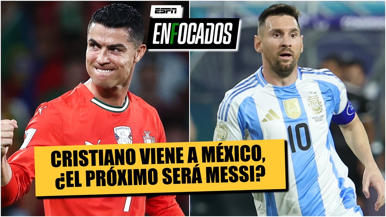 ¿CRISTIANO RONALDO Y MESSI en el AZTECA? Sutcliffe explica la posibilidad de esto | Enfocados
