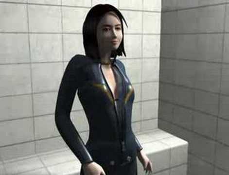 Chihiro 3D animation test.