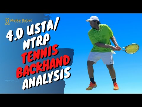 How to hit a tennis backhand at 4.0 USTA rating