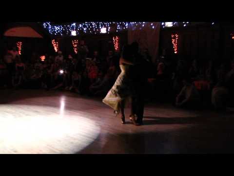  Sebastian Achaval  and  Roxana Suarez  are  dancing  to  a  tango  at  Edinburgh International Tango Festival  in  2014