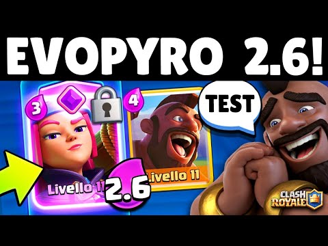 PROVIAMO la EVOPYRO nel 2.6 HOG CYLCLE! - Clash Royale