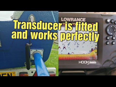 Lowrance triple shot transducer fitting