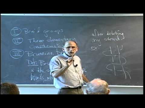 Connections Between Braid Groups, Homotopy Theory, and Low Dimensional Topology - Fred Cohen