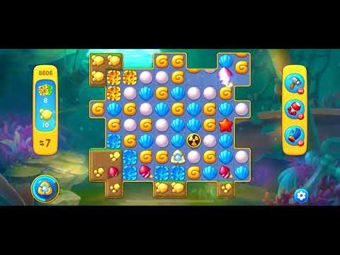 Fishdom level 8606 no boosters フィッシュダム