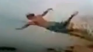 split face diving accident - diving face split -face split diving accident video - split face diving