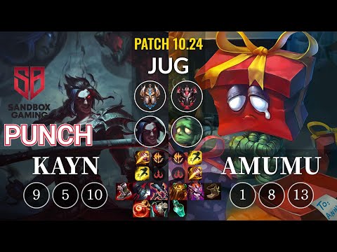 SB Punch Kayn vs Amumu Jungle - KR Patch 10.24