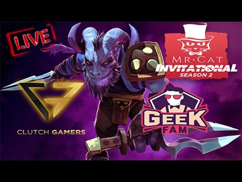 Clutch Gamers vs Geek Fam Game 1 Live - SemiFinals bo3 - Mr. Cat Invitational Season 2