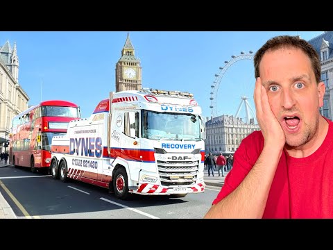 RECOVERING BROKEN DOWN LONDON BUSES IN CENTRAL LONDON!