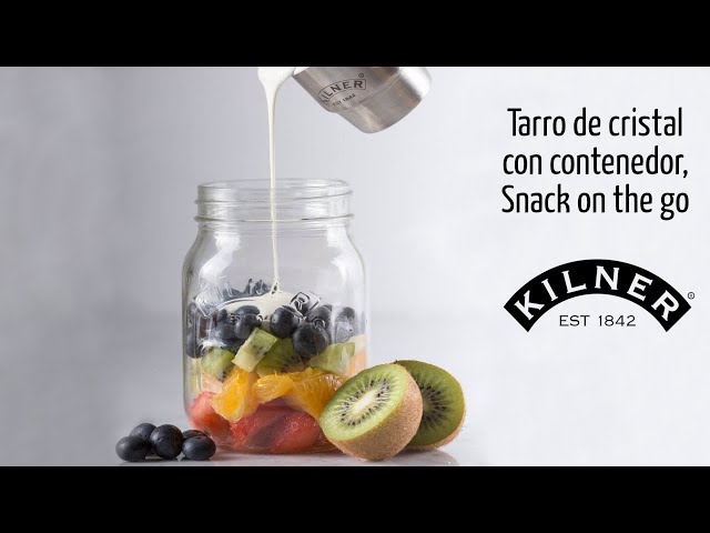 Vídeo relacionado con Sistema Snacks TO GO recipiente para guardar alimentos | 400 ml | Tarrina pequeña para aperitivos con compartimentos | Sin BPA | Verde azulado
