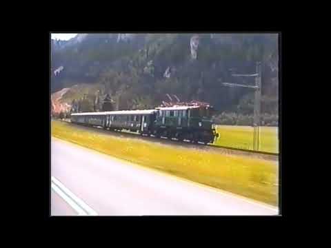 Führerstandsmitfahrt ÖBB 1245.05 Bad Gastein - Bischofshofen, August 1999, ENV-Archiv Mayr