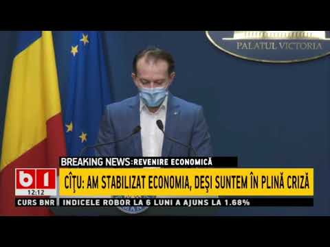REVENIRE ECONOMICA - CITU: AM STABILIZAT ECONOMIA, DESI SUNTEM IN PLINA CRIZA_Stiri B1_17 apr 2021