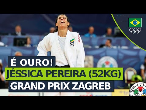 Jéssica Pereira (52kg) garante o OURO no Grand Prix de Judô Zagreb