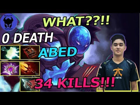 34 KILLS 0 DEATH!!!When ABED plays Arc Warden with his smurf account!!! Dota 2 7.19