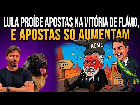 TIRO NO PÉ: Lula proíbe apostas na vitória de Flávio Bolsonaro e as apostas só AUMENTAM! 