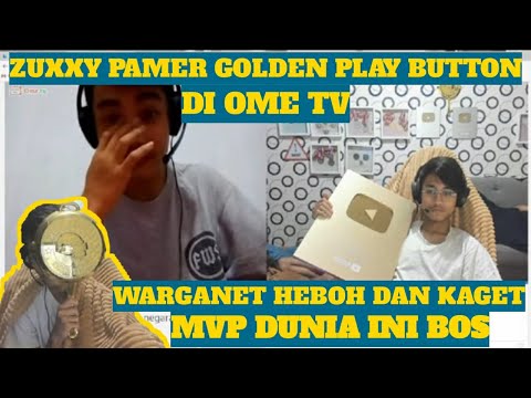 MVP DUNIA || BTR ZUXXY PAMER GOLD PLAY BUTTON !! WARGA OME SAMPAI HEBOH LIAT ZUXXY‼